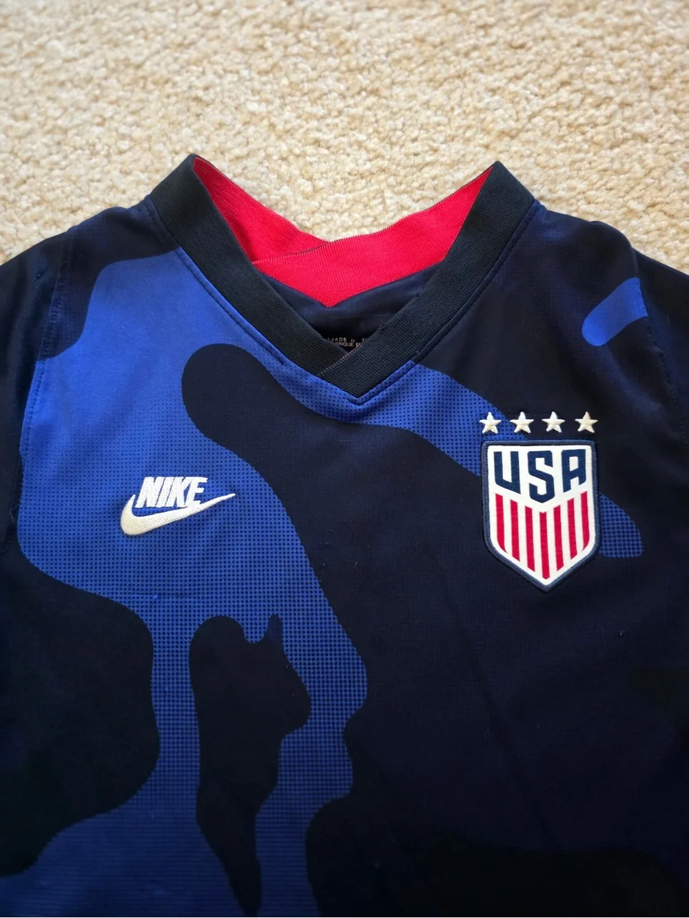 Nike Kids Navy USA Soccer Jersey YM (24)